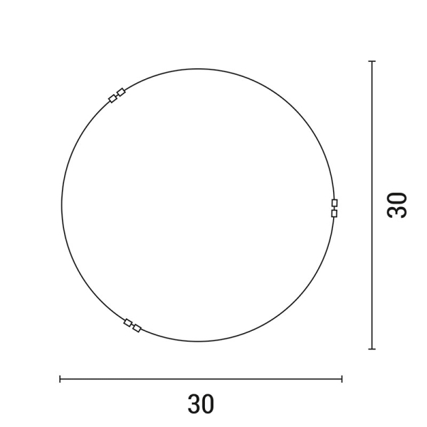 Φωτιστικό Πλαφονιέρα Eurolamp Paros 145-22404