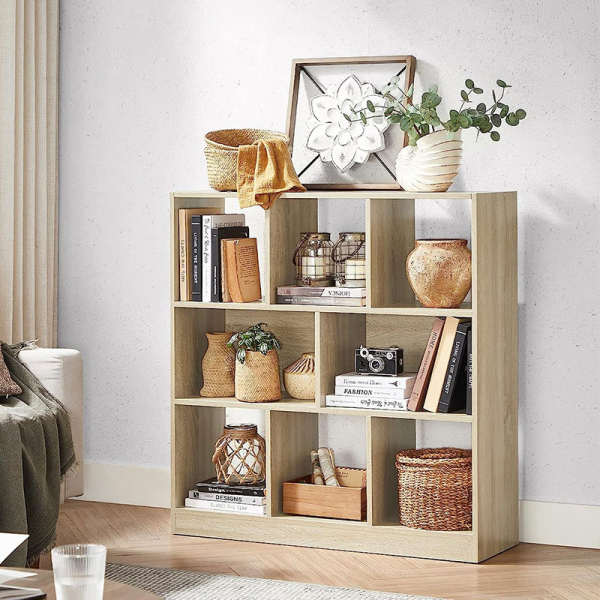 Βιβλιοθήκη Δαπέδου 8 Θέσεων (97.5x30x100) Vasagle LBC52NL