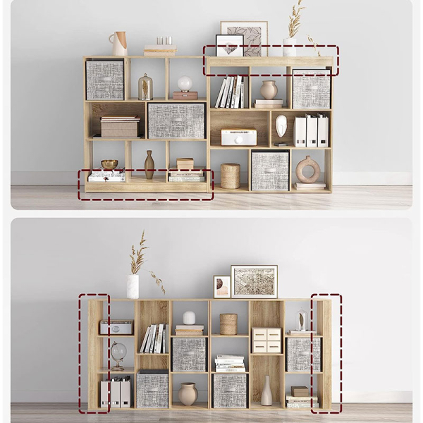 Βιβλιοθήκη Δαπέδου 8 Θέσεων (97.5x30x100) Vasagle LBC52NL