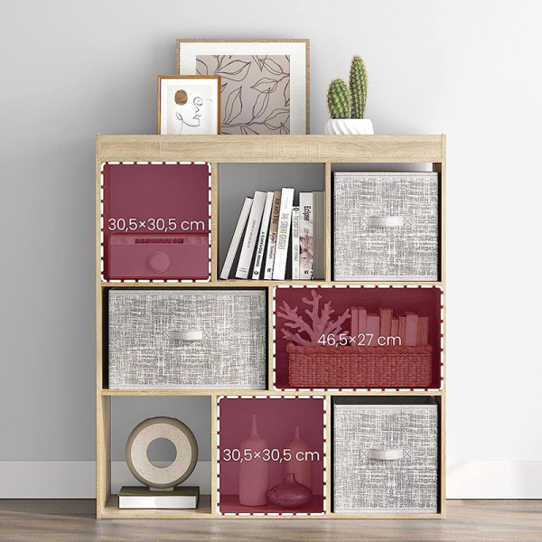 Βιβλιοθήκη Δαπέδου 8 Θέσεων (97.5x30x100) Vasagle LBC52NL