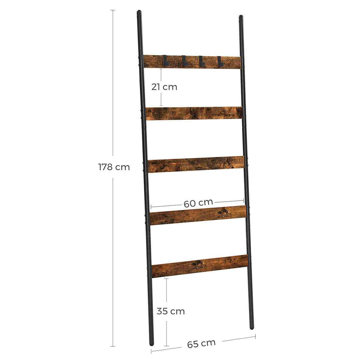 Σκάλα Κρεμάστρα (65X178) Vasagle Lls011B01 Home Οργάνωση & Αποθήκευση Κρεμάστρες Δαπέδου Spitishop