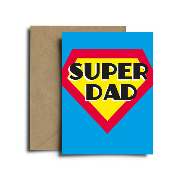 Ευχετήρια Κάρτα Διπλή (17x12) Spread The Magic Super Dad