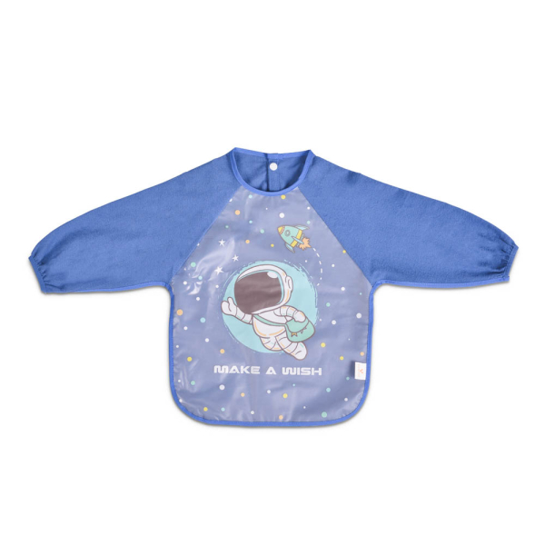 Σαλιάρα Με Μανίκια 6+ Μηνών (37x41) Cangaroo Tea Time 2002 Blue