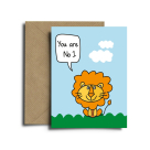 Ευχετήρια Κάρτα Διπλή (17×12) Spread The Magic No1 Lion