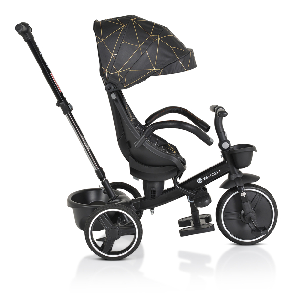 Ποδήλατο Τρίκυκλο (12 Μηνών - 5 Ετών) Byox Fusion Black