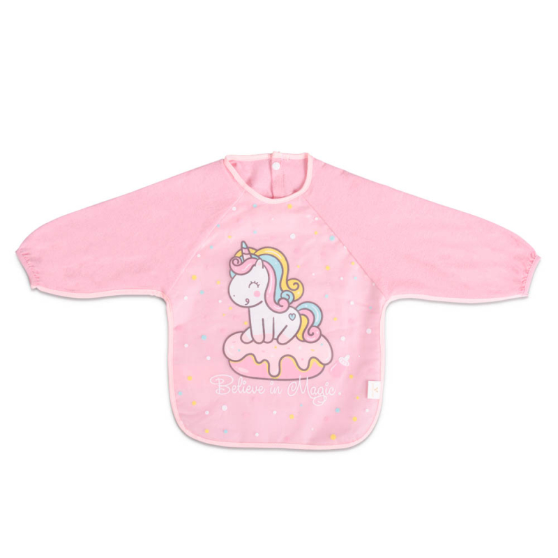 Σαλιάρα Με Μανίκια 6+ Μηνών (37x41) Cangaroo Tea Time 2002 Pink