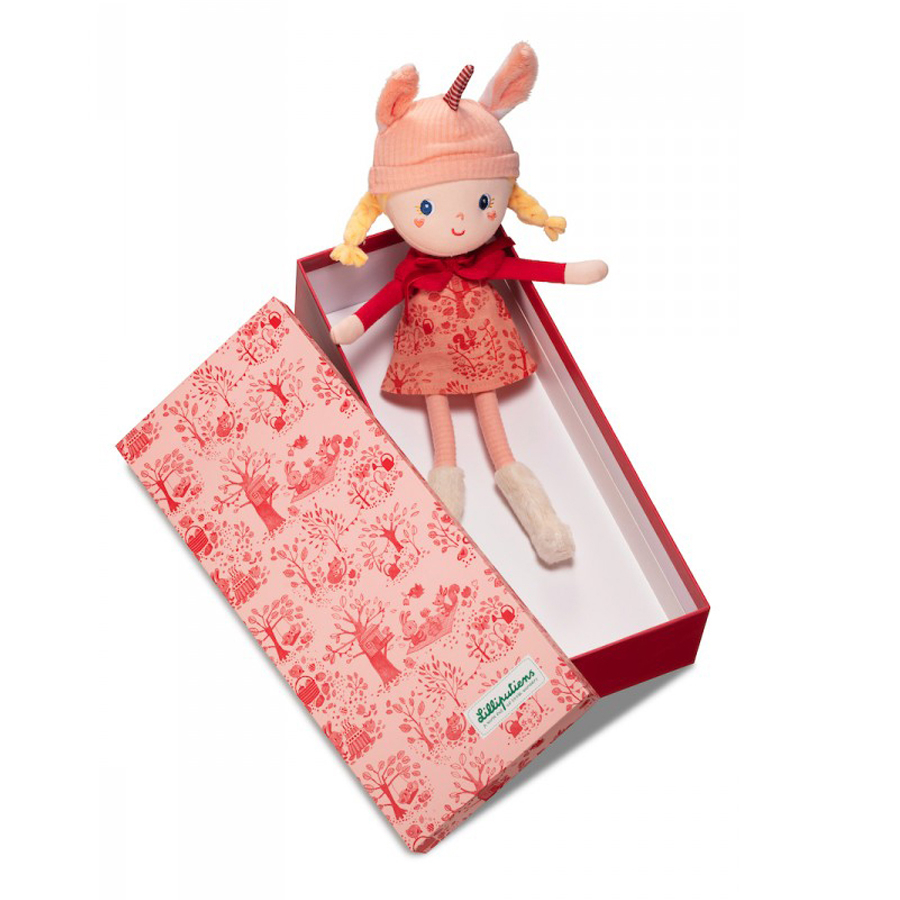 Πάνινη Κούκλα 32Εκ Lilliputiens Lena Li83382 Home Παιχνίδια Λούτρινα Ζωάκια - Κούκλες Spitishop
