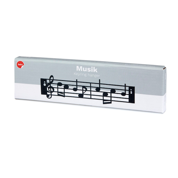 Κλειδοθήκη (21x1x6.1) Balvi By Octopus Music Black