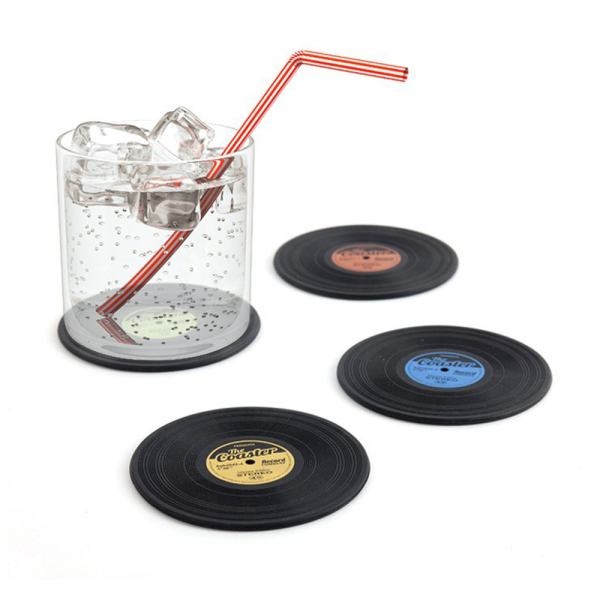 Σουβέρ (Σετ 4τμχ) Balvi By Octopus Βινύλιο The Coaster