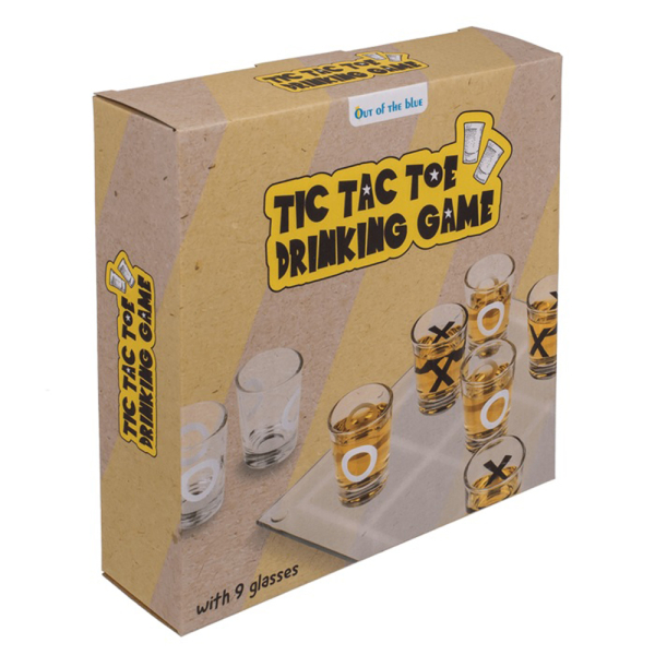 Ποτήρια Για Σφηνάκι Με Βάση Τρίλιζας (Σετ 10τμχ) Out Of The Blue By Octopus Drinking Game