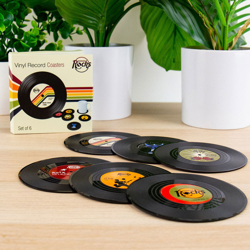 Σουβέρ (Σετ 6τμχ) Mags By Octopus Βινύλιο Rock