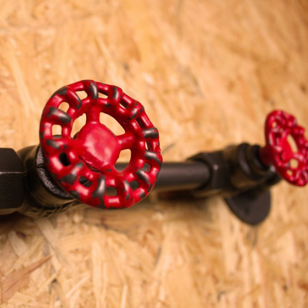 Κρεμάστρα Τοίχου 3 Θέσεων (54.5x10x8) Balvi By Octopus Pipeline Iron