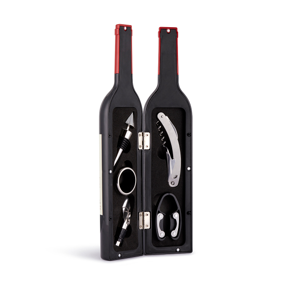 Σετ Αξεσουάρ Κρασιού Octopus Bottle