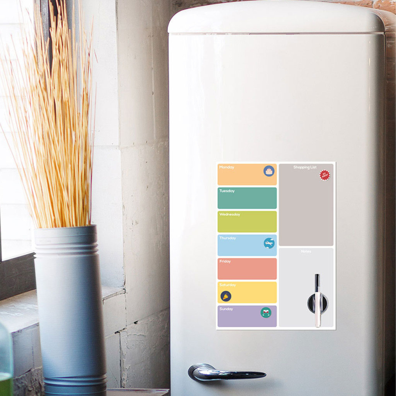 Μαγνητικός Πίνακας Ανακοινώσεων (29x0.6x42) Balvi By Octopus Week Planner MC