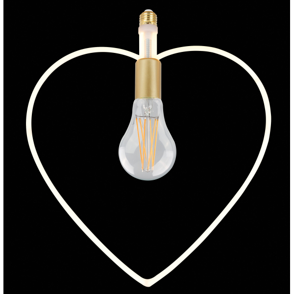 Διακοσμητική Λάμπα LED Eurolamp Dimmable E27/12W/2700K/1500Lm Heart 147-78724