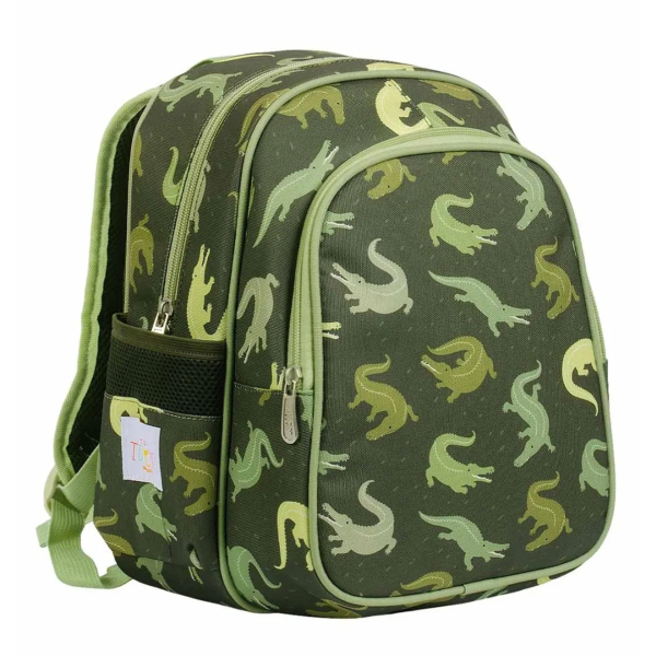 Σχολική Τσάντα Νηπιαγωγείου (27x19x32) Α Little Lovely Company Crocodiles BPCRGR65