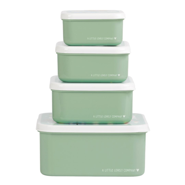 Φαγητοδοχεία (Σετ 4τμχ) Α Little Lovely Company Joy SBSEJO62