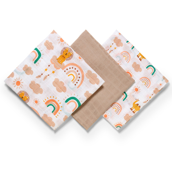 Μουσελίνες/Πάνες Αγκαλιάς (Σετ 3τμχ) BabyOno BN348/08