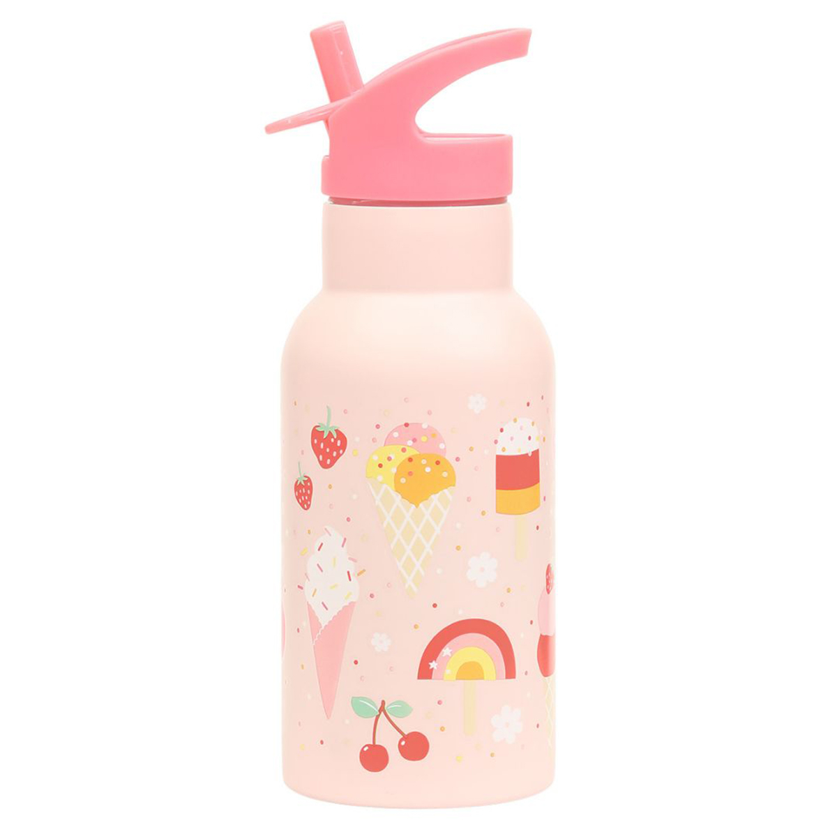 Παγούρι - Θερμός 350Ml με Καλαμάκι Α Little Lovely Company Ice-Cream Dbssic70 Home Παιδικά Είδη Φαγητού & Αξεσουάρ Σερβιρίσματος Spitishop