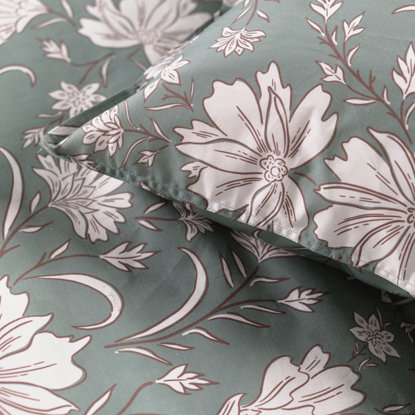 Σεντόνια Υπέρδιπλα (Σετ) Ravelia Cotton Flora