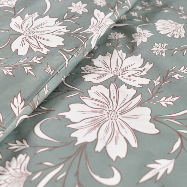 Παπλωματοθήκη Υπέρδιπλη (Σετ 220x240) Ravelia Cotton Flora