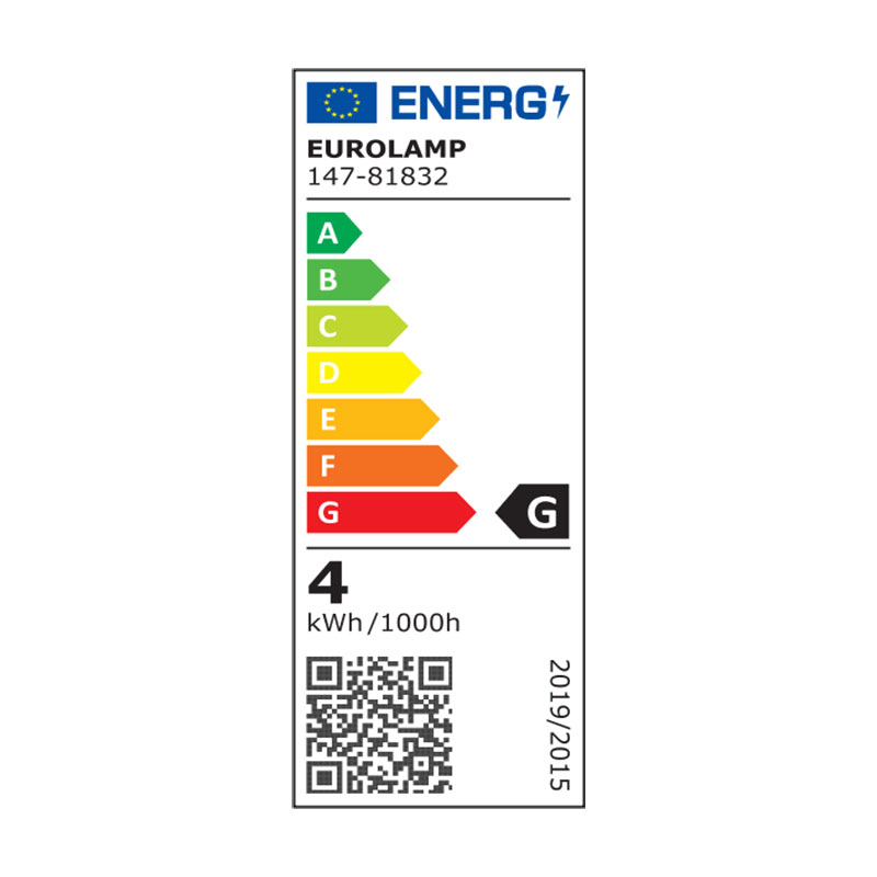 Διακοσμητική Λάμπα Led Eurolamp Dimmable E27 3 5W 2000K 120Lm 147-81832 Home Φωτιστικά Λάμπες Spitishop