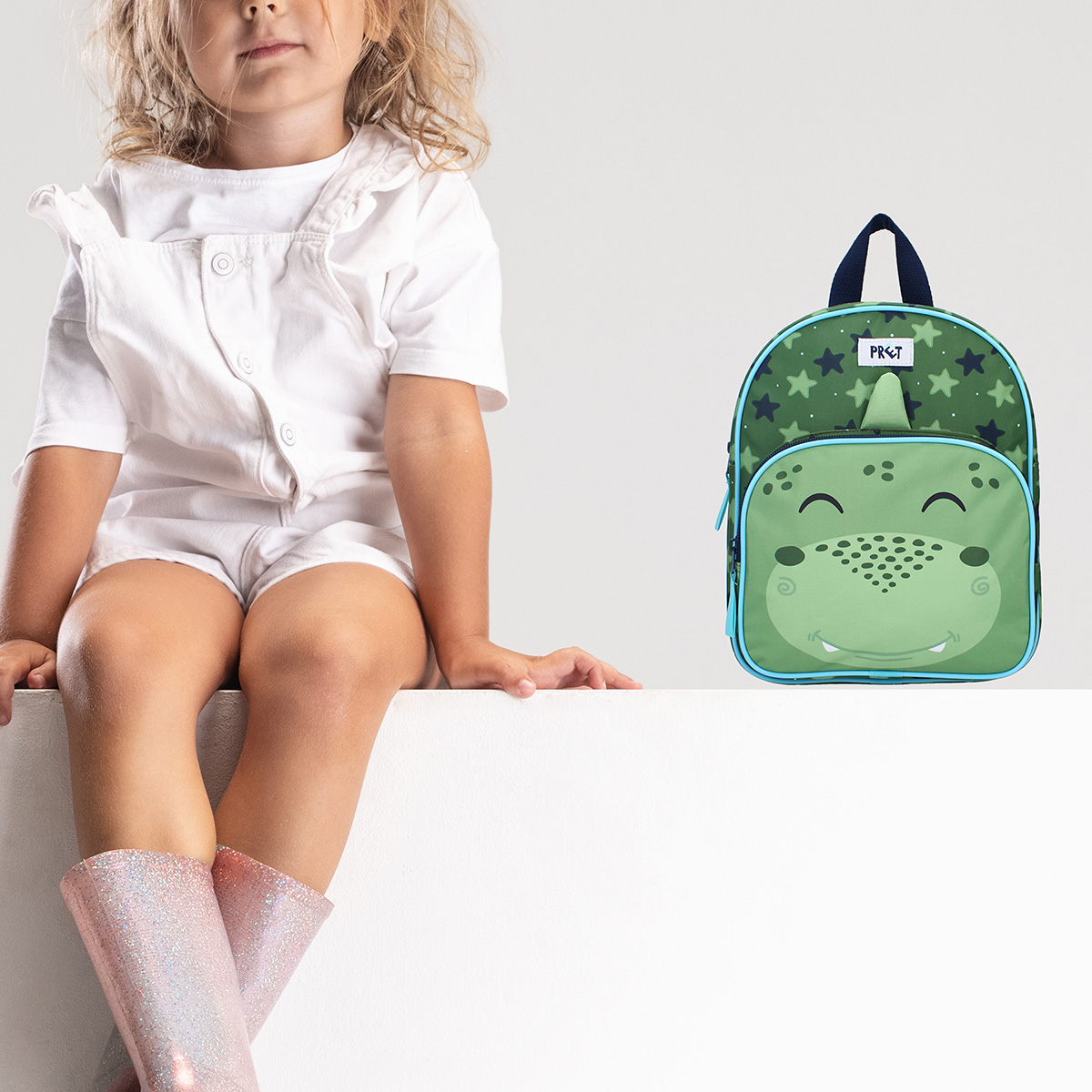 Pret Σχολική Τσάντα Νηπιαγωγείου (23x8x29) Pret Frog