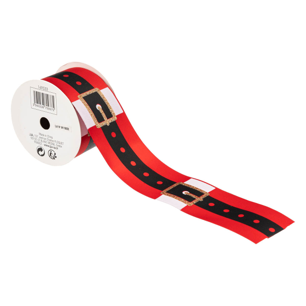 Χριστουγεννιάτικη Κορδέλα (300x5) A-S Santa's Belt 169533
