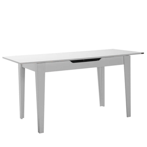 Τραπέζι Κουζίνας Επεκτεινόμενο (120-150x70x75) A-D Basic White MMS-606-DD-1