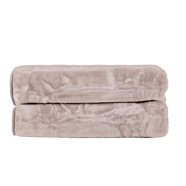 Κουβέρτα Βελουτέ Ημίδιπλη (180x220) Kentia Loft Notte 26 Ecru