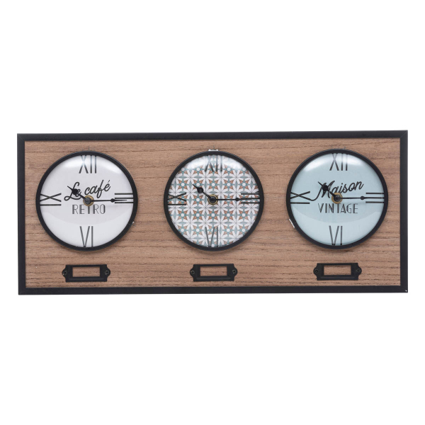Ρολόι Τοίχου Τριπλό (48x20) A-S Caf Natalino 195207
