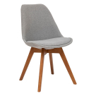 Καρέκλα (48×55.2×79.5) A-S Baya Grey 197307A