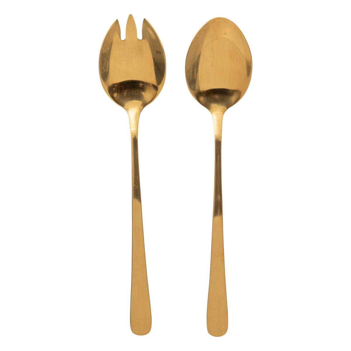 Κουτάλες Σαλάτας (Σετ 2τμχ) S-D Cutlery Gold 194918B