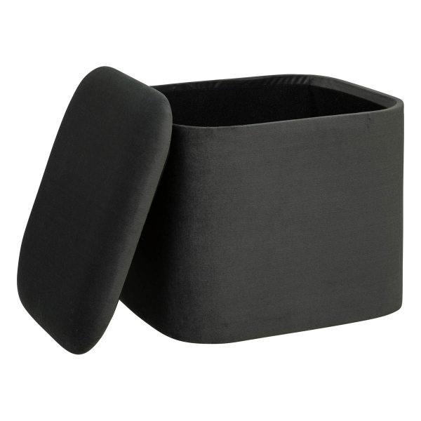 Σκαμπό Με Αποθηκευτικό Χώρο (Σετ 2τμχ) A-S Dani Grey 197354A