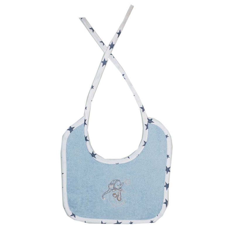 Σαλιάρα Πετσετέ (25x25) Dimcol Dreaming Elephant 166 Σιέλ