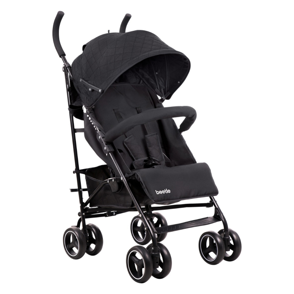 Καρότσι Μπαστούνι (6+ Μηνών/ Έως 22kg) Kikka Boo Beetle Black 2023