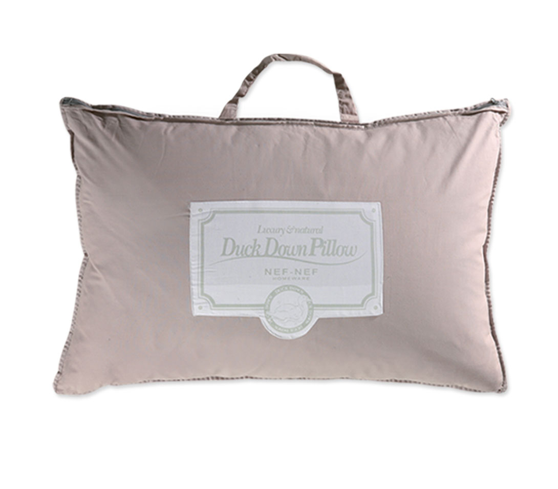 Μαξιλάρι Ύπνου Πουπουλένιο Μαλακό (50X70) Nef-Nef Homeware Duck Down Home Λευκά Είδη Κρεβατοκάμαρας Μαξιλάρια Spitishop