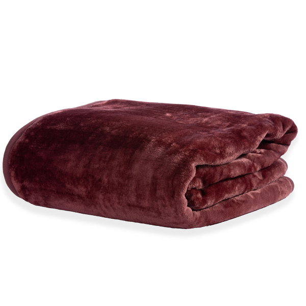 Κουβέρτα Βελουτέ Υπέρδιπλη (220x240) Nef-Nef Homeware Loft 22 Bordo-1142