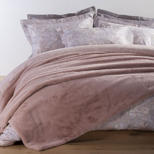 Κουβέρτα Γούνινη Υπέρδιπλη (220x240) Nef-Nef Warmer Pink