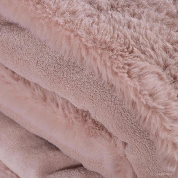 Κουβέρτα Γούνινη Υπέρδιπλη (220x240) Nef-Nef Warmer Pink