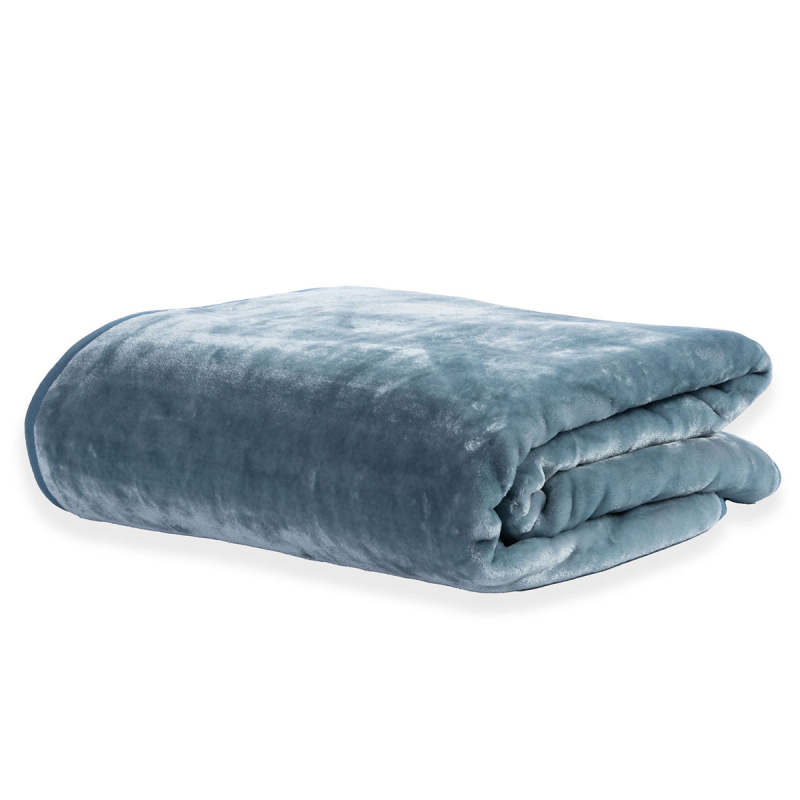Κουβέρτα Fleece Υπέρδιπλη (220x240) Nef-Nef Homeware Cosy Dusty Blue