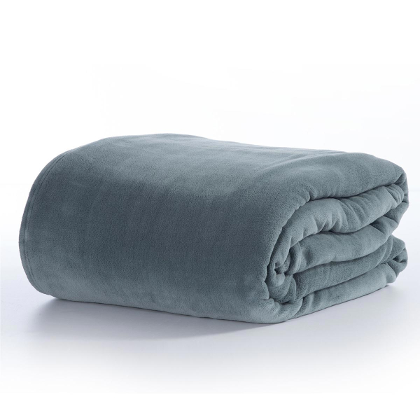 Κουβέρτα Fleece Υπέρδιπλη (220x240) Nef-Nef Cosy Dusty Blue