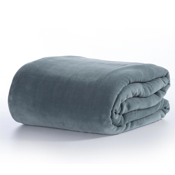 Κουβέρτα Fleece Υπέρδιπλη (220x240) Nef-Nef Homeware Cosy Dusty Blue
