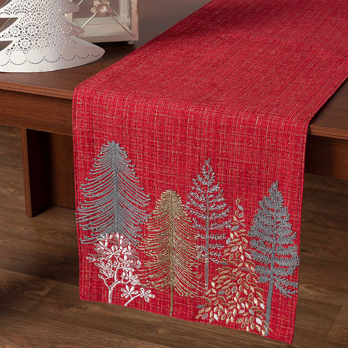Χριστουγεννιάτικη Τραβέρσα (35X160) Silk Fashion Hp52780X Home Χριστουγεννιάτικα Χριστουγεννιάτικες Τραβέρσες Spitishop