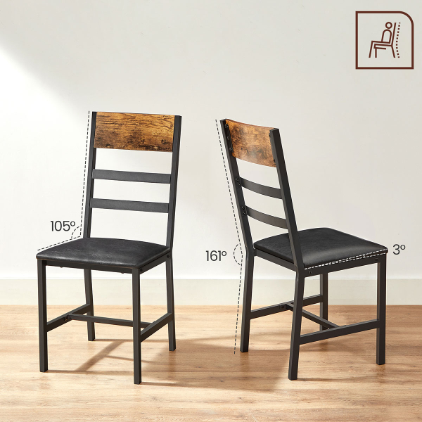 Καρέκλες (Σετ 2τμχ) Vasagle LDC095B01