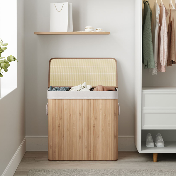 Καλάθι Απλύτων 3 Θέσεων (60x40x61.5) Songmics LCB091N01V2