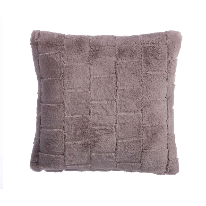 Διακοσμητικό Μαξιλάρι Γούνινο (45x45) Nef-Nef Homeware Elements Barlow Pale Mauve