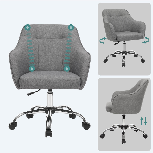 Καρέκλα Γραφείου (64x64x93) Songmics OBG019G01