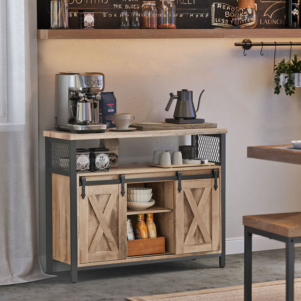 Μπουφές (100x33x80) Vasagle LSC092B50