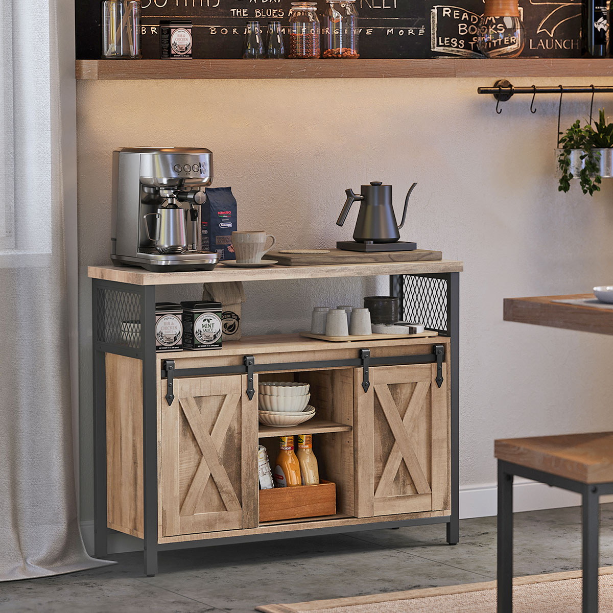 Μπουφές (100x33x80) Vasagle LSC092B50 φωτογραφία